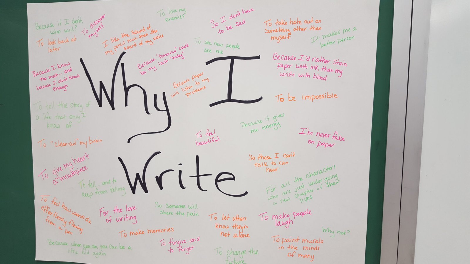 WHY I WRITE